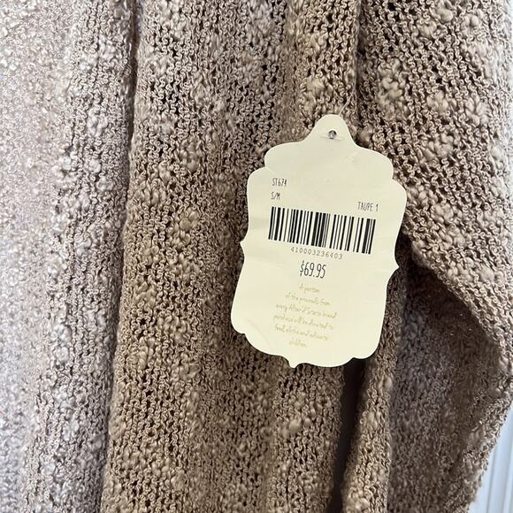 Altar’d State Taupe Cardigan BNWT S/M - Picture 3 of 5